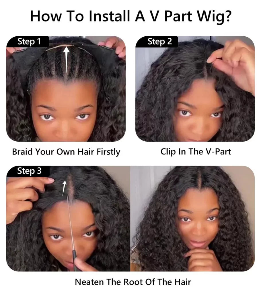 U Part Wig