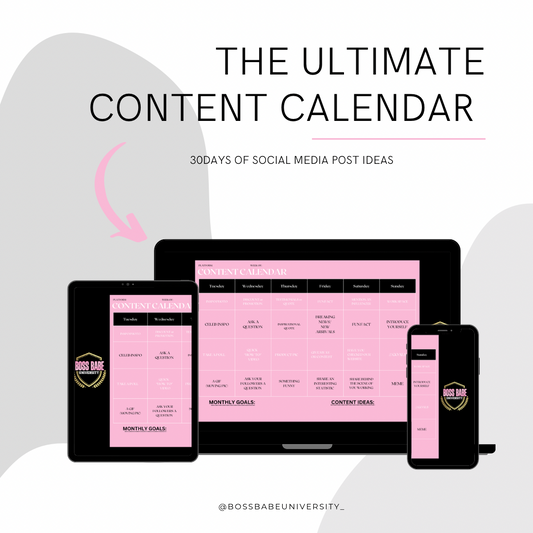 The Ultimate Content Calendar.